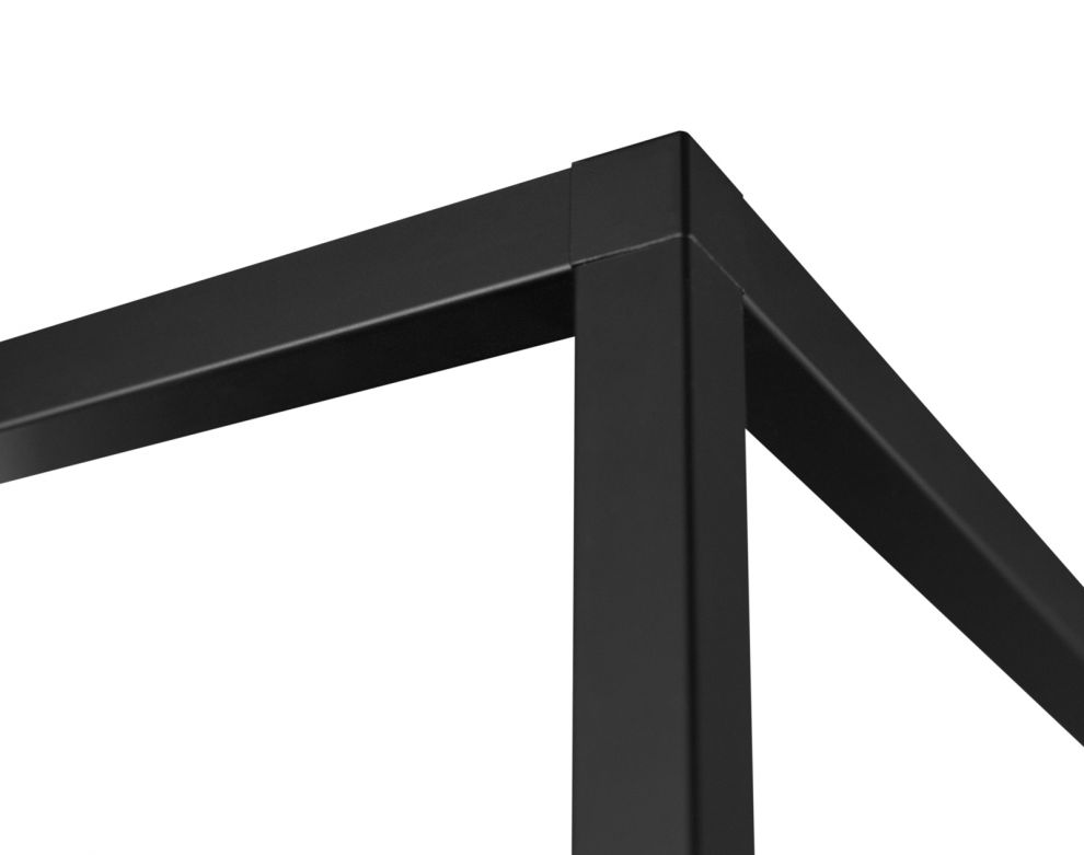 Ostrůvkové digestoře Tubo Cage Asymmetric Wood Black Matt - Matná černá - obrázek produktu 15