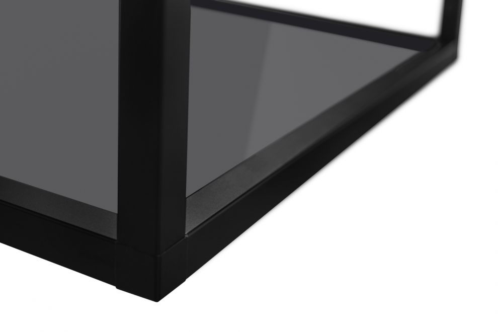 Ostrůvkové digestoře Tubo Cage Asymmetric Glass Black Matt - Matná černá - obrázek produktu 13
