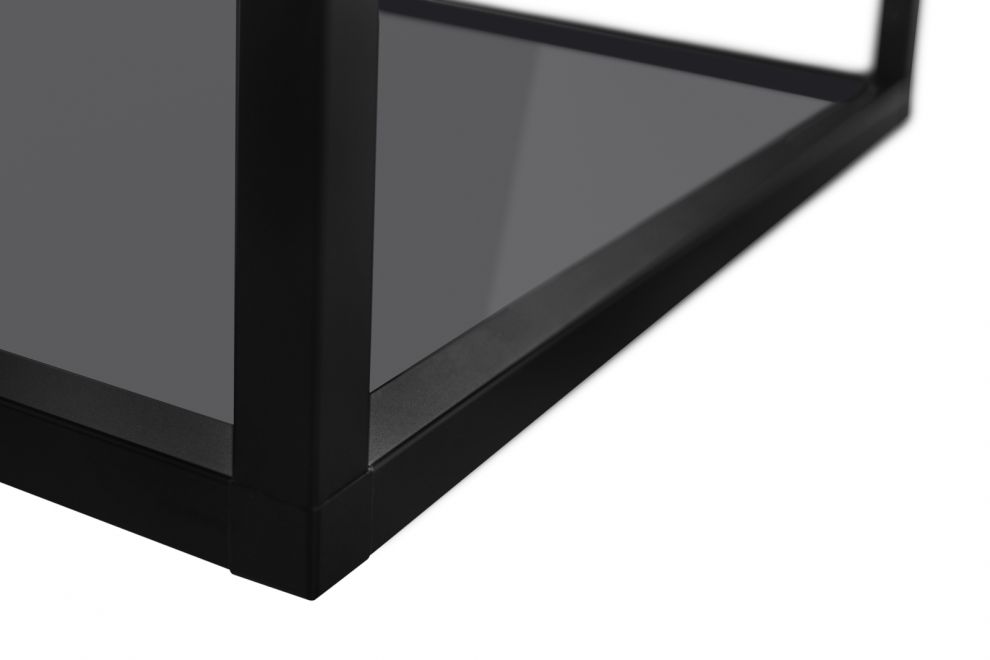 Ostrůvkové digestoře Quadro Cage Central Glass Black Matt - Matná černá - obrázek produktu 12