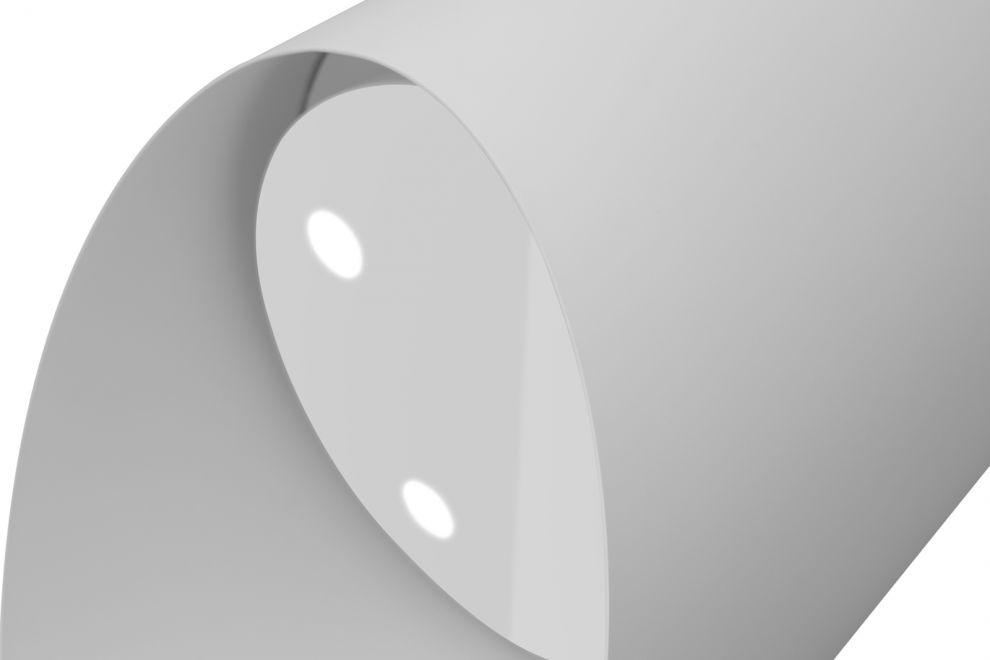 Komínové digestoře Hiro OR White Matt - Matná bílá - obrázek produktu 8