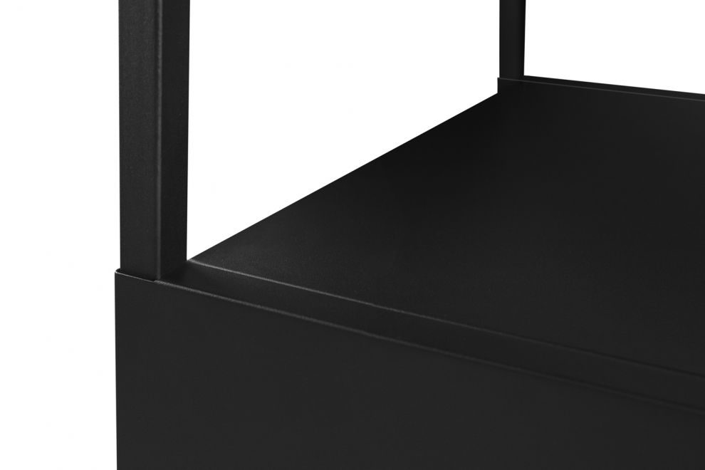 Ostrůvkové digestoře Alvar Glass Black Matt - Matná černá - obrázek produktu 12