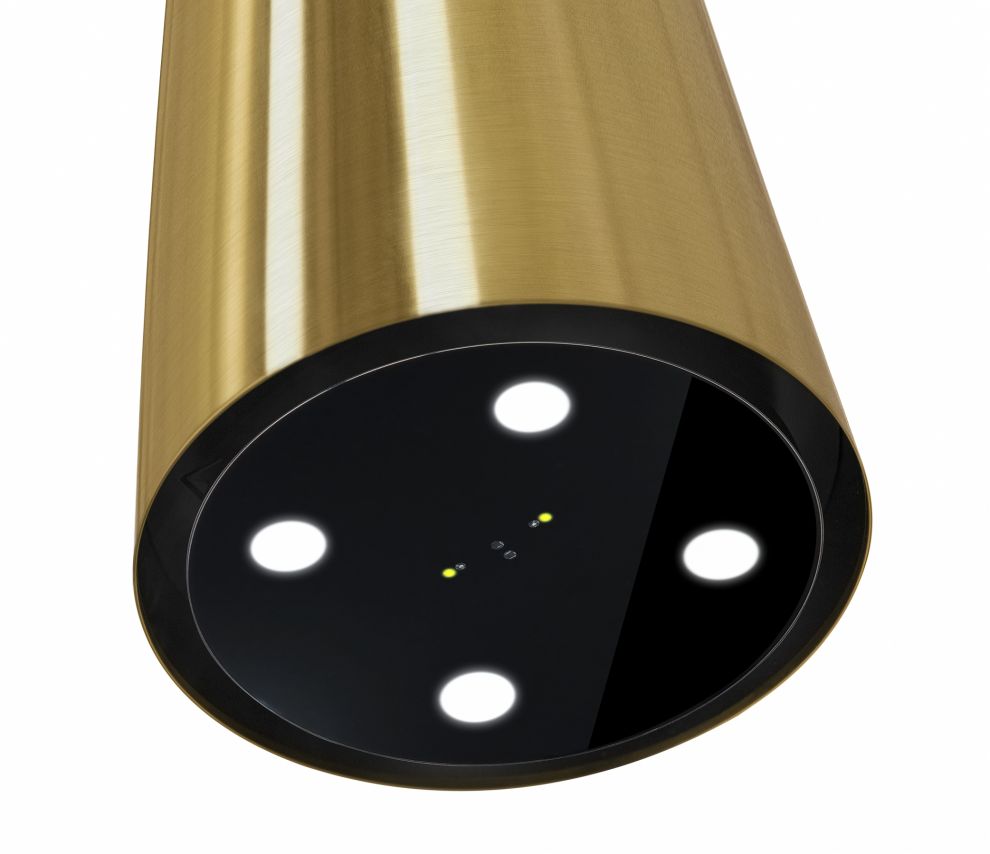 Ostrůvkové digestoře Tubo Royal Gold Gesture Control - Zlatá - obrázek produktu 6