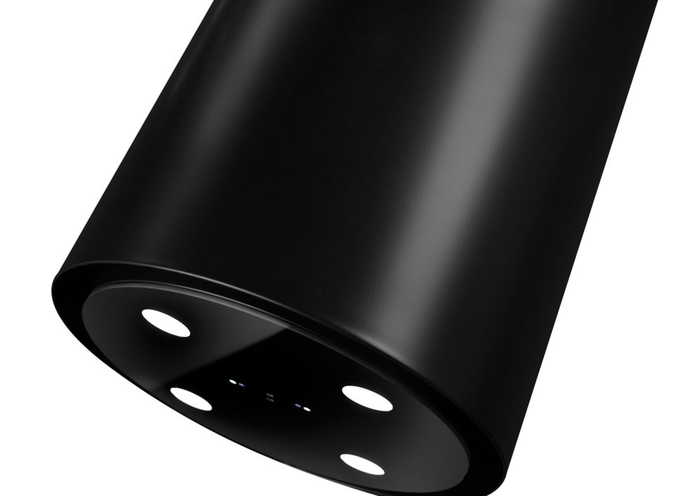 Ostrůvkové digestoře Tubo Black Matt Gesture Control - Matná černá - obrázek produktu 4