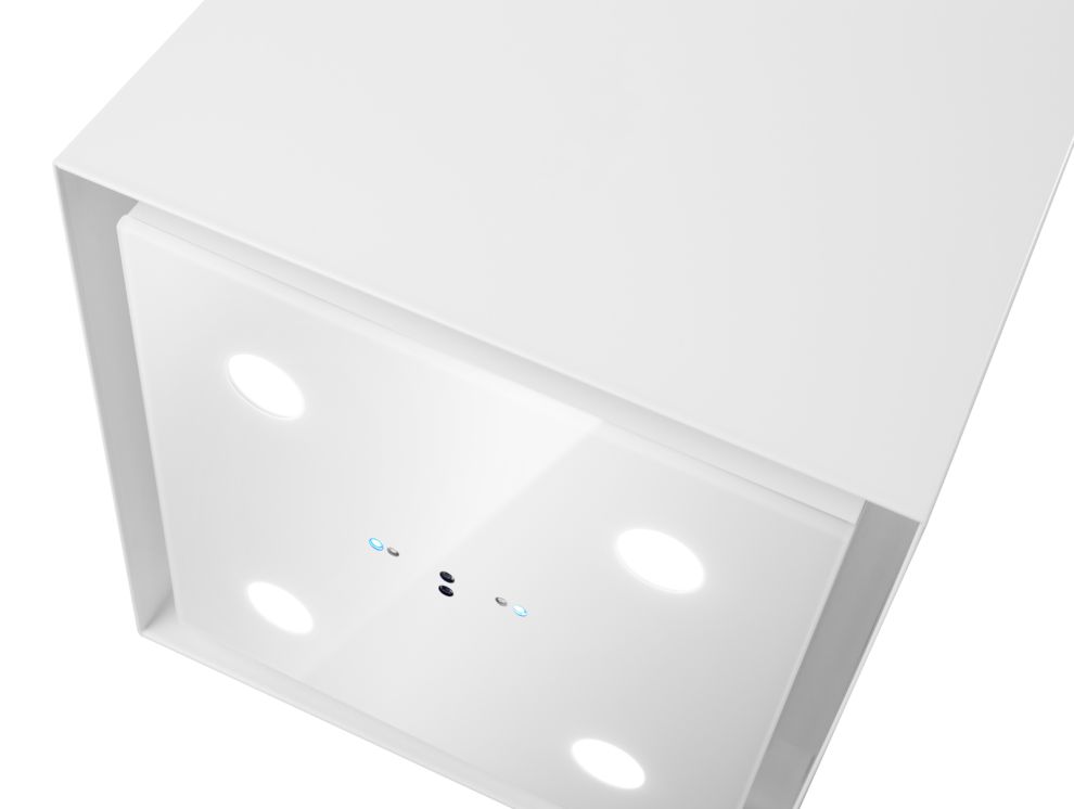 Ostrůvkové digestoře Quadro Pro White Gesture Control - Matná bílá - obrázek produktu 3