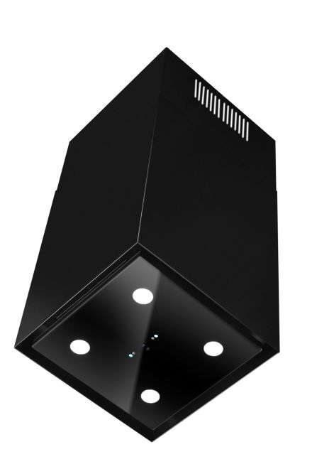 Ostrůvkové digestoře Quadro Pro Black Matt Gesture Control - Matná černá - obrázek produktu 7