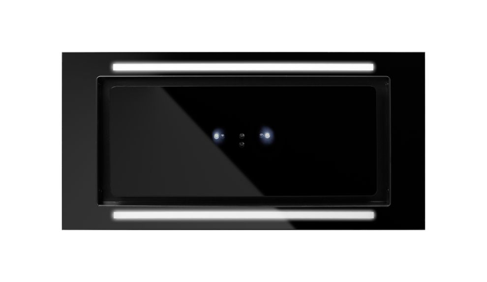 Podstavné digestoře Lando Glass 2STRIPS Black Gesture Control - Černá - obrázek produktu 3