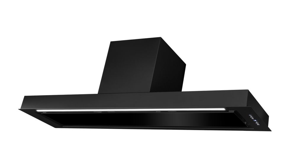 Podstavné digestoře Micra Black Matt 120 cm - Matná černá - obrázek produktu 4