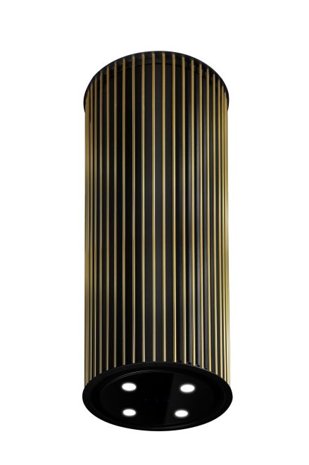 Ostrůvkové digestoře Voliera N1 Black-Gold Gesture Control - Černá - obrázek produktu 3