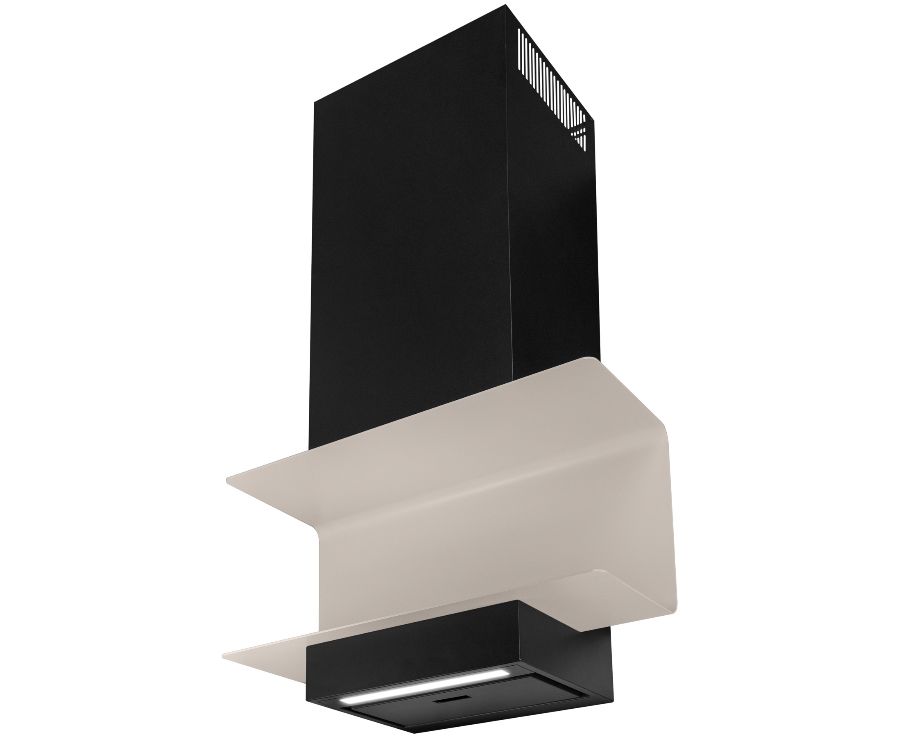 Komínové digestoře C-Shelf Black-Kashmir Gesture Control - Černá - obrázek produktu