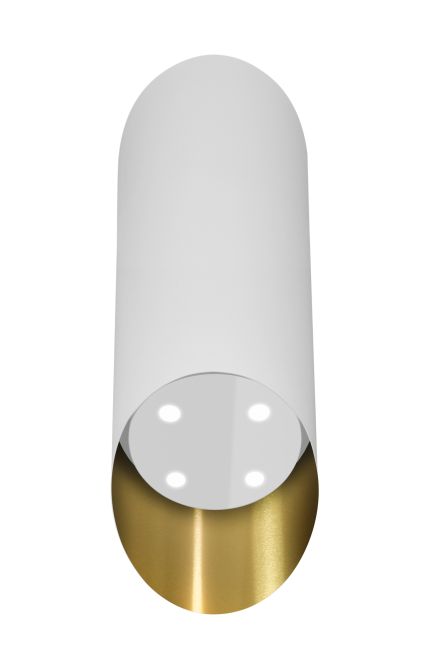 Komínové digestoře Hiro OR Color White-Gold - White Matt/Gold - obrázek produktu 5