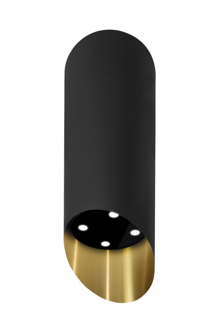 Komínové digestoře Hiro OR Color Black-Gold - Black Matt/Gold - obrázek produktu 3