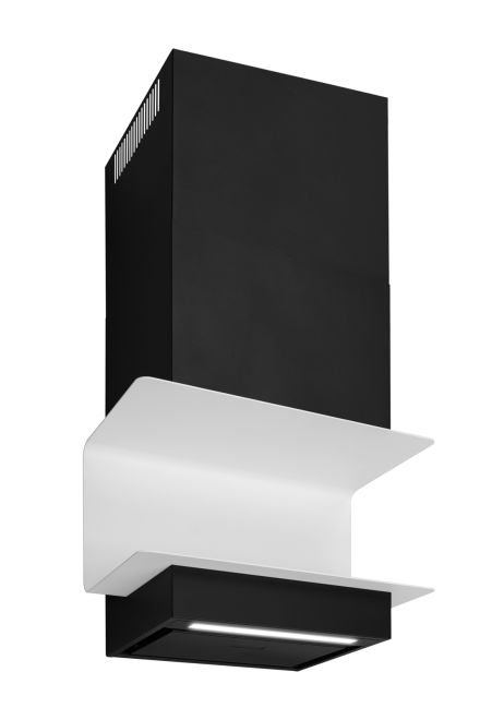 Komínové digestoře C-Shelf Black-White Gesture Control - Matná černá - obrázek produktu 8