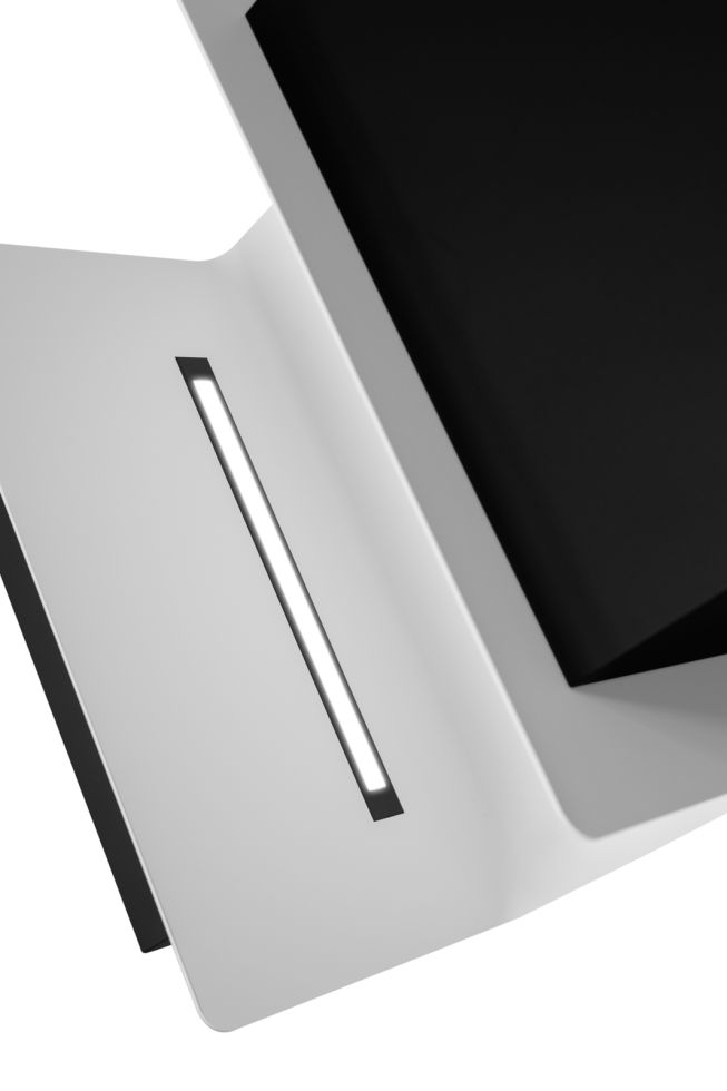 C-Shelf Black-White Gesture Control