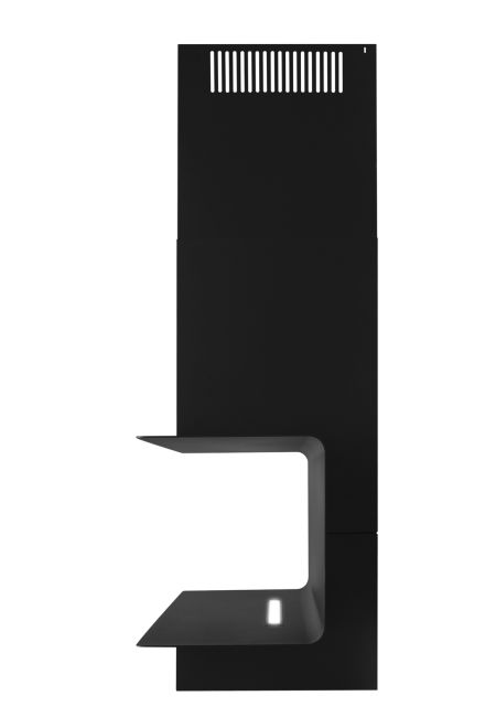 Komínové digestoře C-Shelf Black-Black Gesture Control - Matná černá - obrázek produktu 6