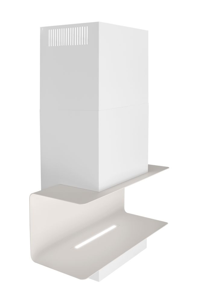 C-Shelf White-Kashmir Gesture Control