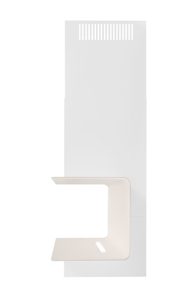 C-Shelf White-Kashmir Gesture Control