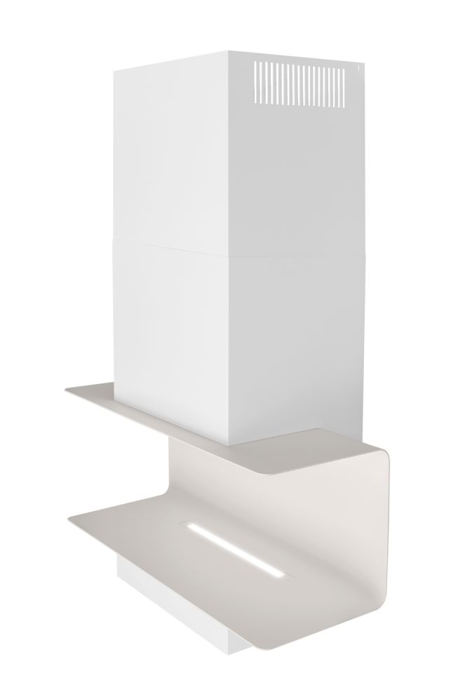 C-Shelf White-Kashmir Gesture Control