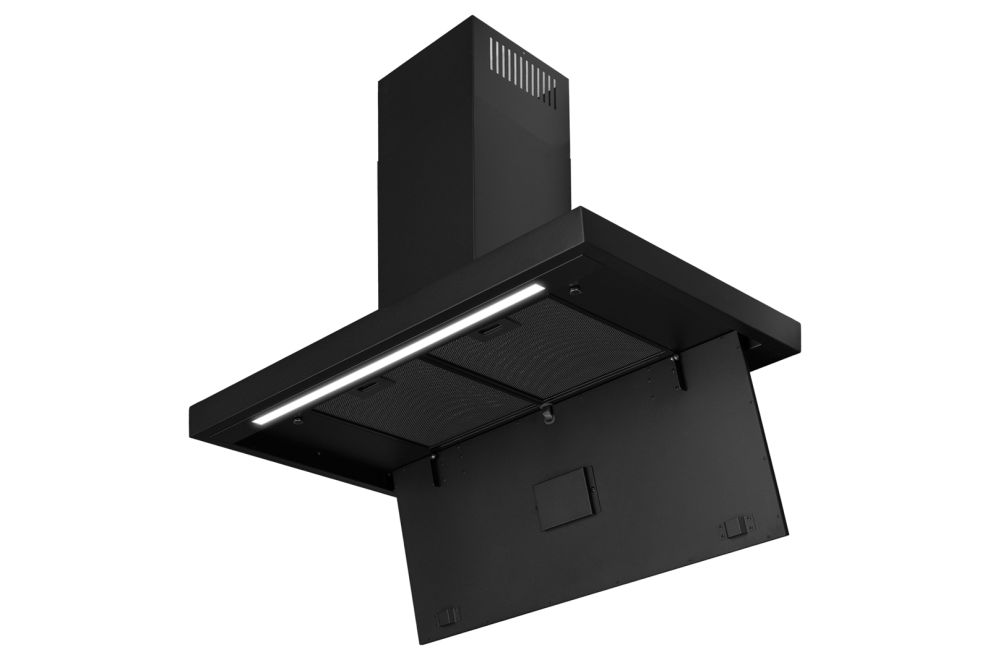 Ostrůvkové digestoře Magnetic Island Black Matt Gesture Control - Matná černá - obrázek produktu 6