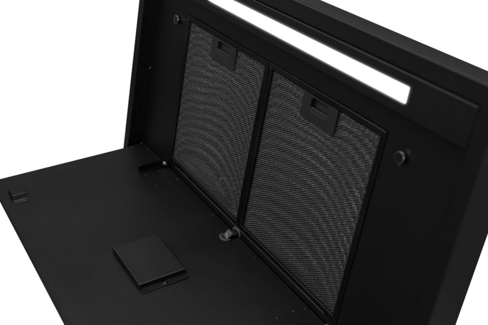Ostrůvkové digestoře Magnetic Island Black Matt Gesture Control - Matná černá - obrázek produktu 9