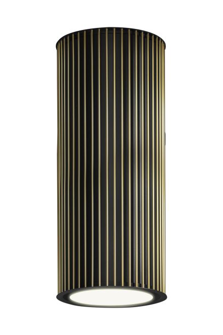 Ostrůvkové digestoře Voliera N1 Black-Gold Gesture Control - Matná černá - obrázek produktu 4