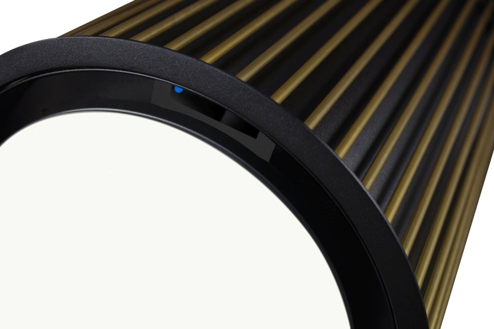Ostrůvkové digestoře Voliera N1 Black-Gold Gesture Control - Matná černá - obrázek produktu 5