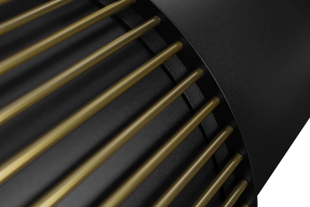 Ostrůvkové digestoře Voliera N1 Black-Gold Gesture Control - Matná černá - obrázek produktu 6