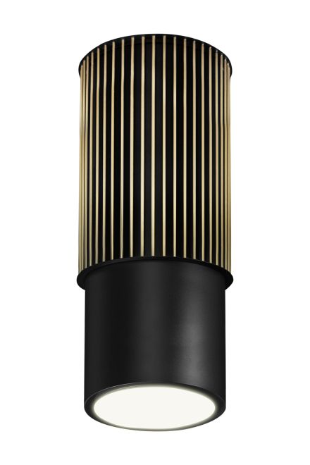 Ostrůvkové digestoře Voliera N3 Black-Gold Gesture Control - Matná černá - obrázek produktu 3