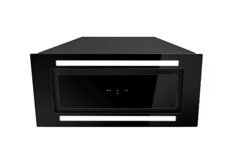 Podstavné digestoře Lando Glass 2Strips Gesture Control Black - Černá - obrázek produktu