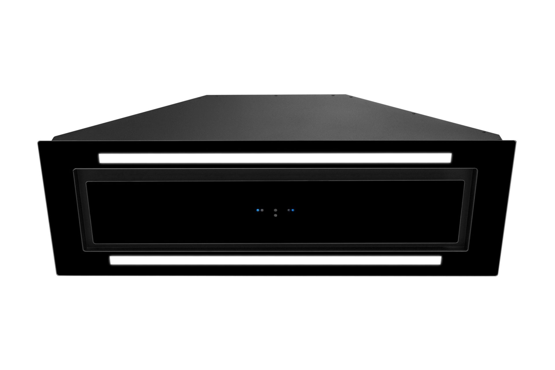 Lando Glass 2Strips Gesture Control Black