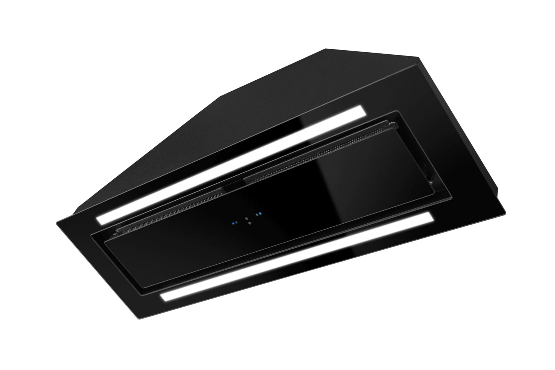 Lando Glass 2Strips Gesture Control Black