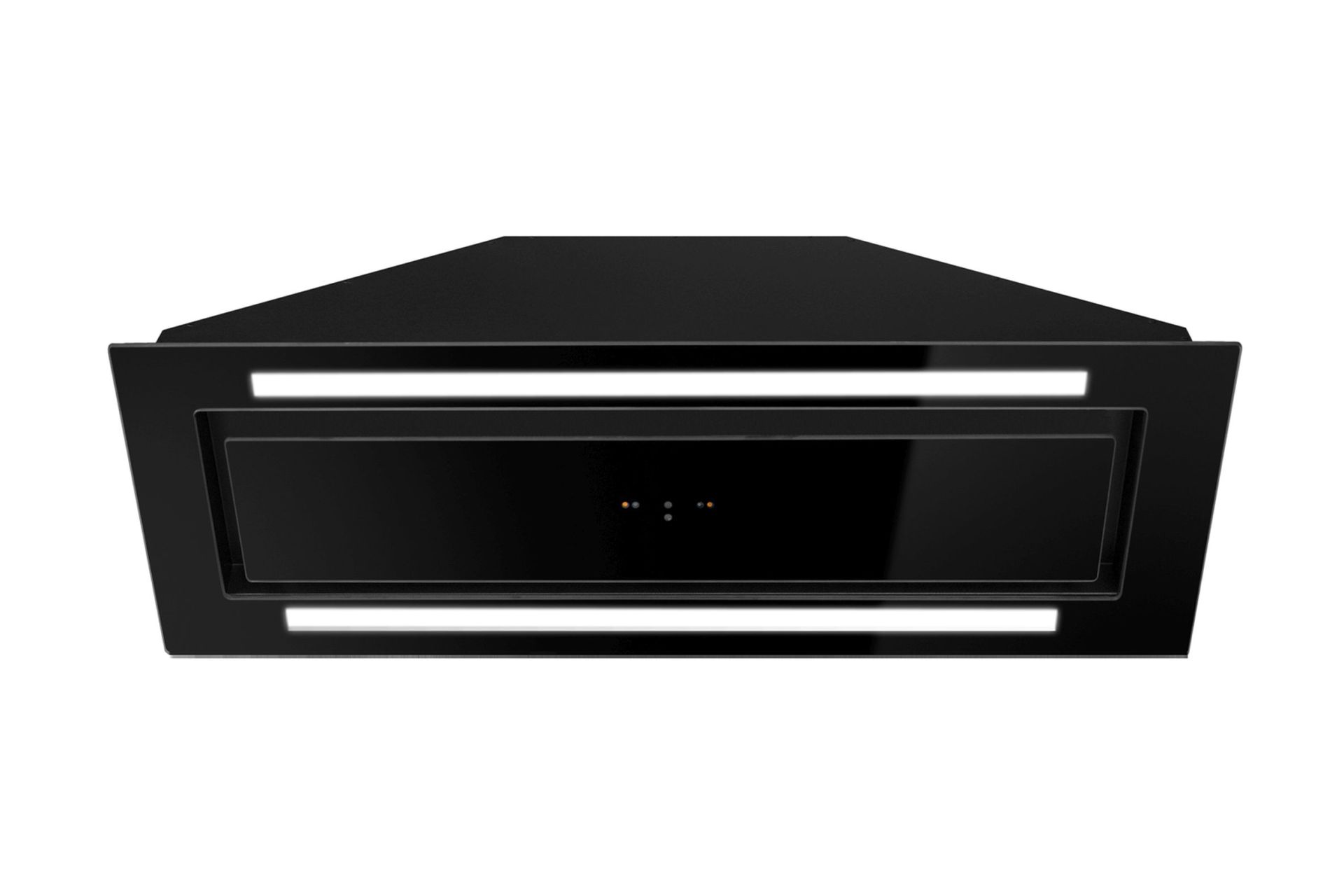 Lando Glass 2Strips Gesture Control Black