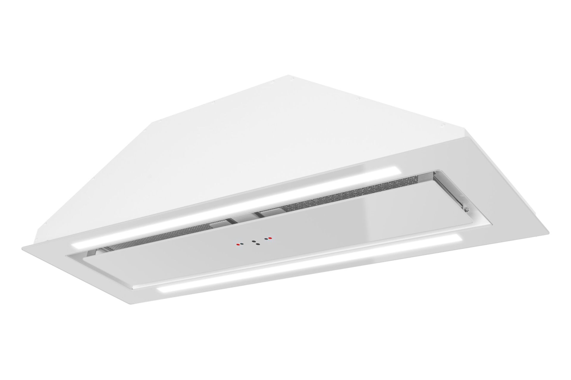 Lando Glass 2Strips Gesture Control White