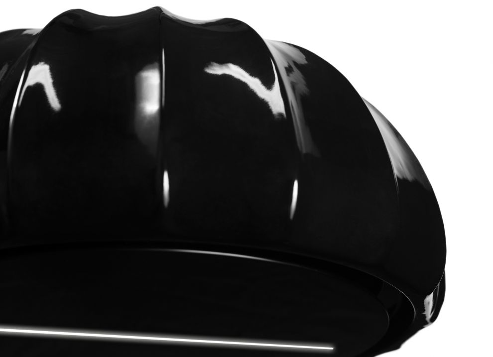 Ostrůvkové digestoře Tulip Black - Lesklá černá - obrázek produktu 5