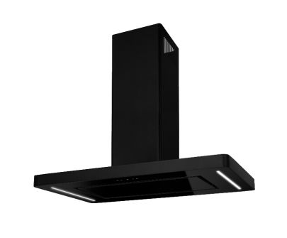 Ostrůvkové digestoře Decor Island Black Matt - Matná černá - 60 cm / 90 cm