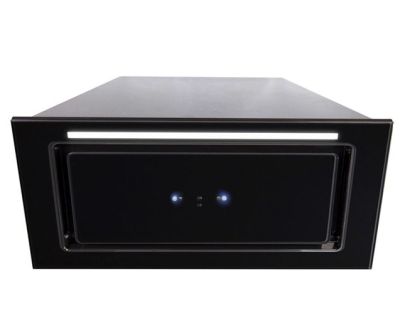 Podstavné digestoře Lando Glass Black Gesture Control - Černá - 56,4 cm / 86,4 cm