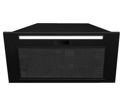 Podstavné digestoře Lando Plus Black Matt Gesture Control - Matná černá - 56,4 cm