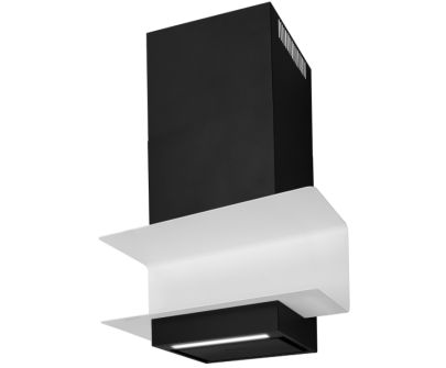 Komínové digestoře C-Shelf Black-White Gesture Control - Matná černá - 60 cm / 80 cm