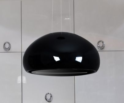 Ostrůvkové digestoře Ceramic Black - Lesklá černá - 60 cm