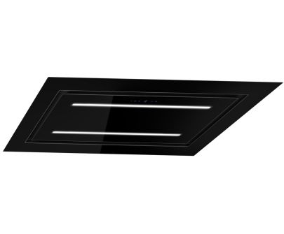 Stropní digestoře Grand Super Slim Black - Lesklá černá - 96 cm / 120 cm