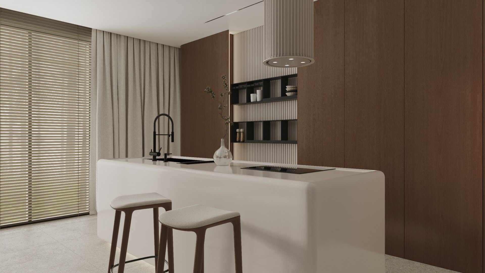 Ostrůvkové digestoře Voliera N1 Kashmir-Kashmir Gesture Control - Kashmir - Vizualizace 7