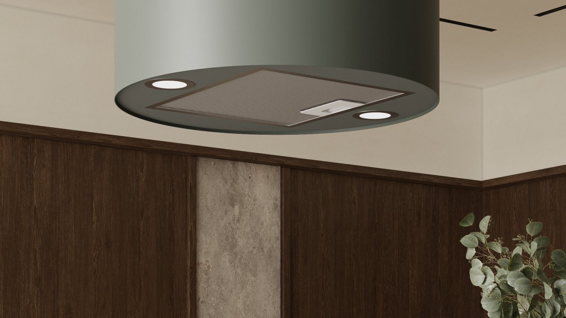 Ostrůvkové digestoře Cylindro Eco Eucalyptus - Eucalyptus - Vizualizace 7
