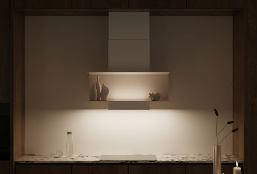  - C-Shelf White-Kashmir Gesture Control