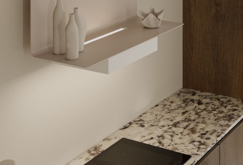  - C-Shelf White-Kashmir Gesture Control