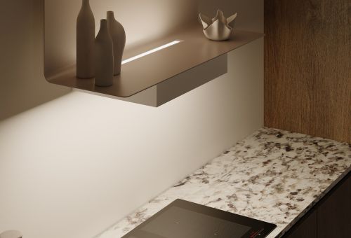  - C-Shelf White-Kashmir Gesture Control