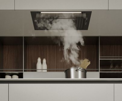 Podstavné digestoře Prato Black Matt - Matná černá - 59,5 cm / 89,5 cm - Vizualizace