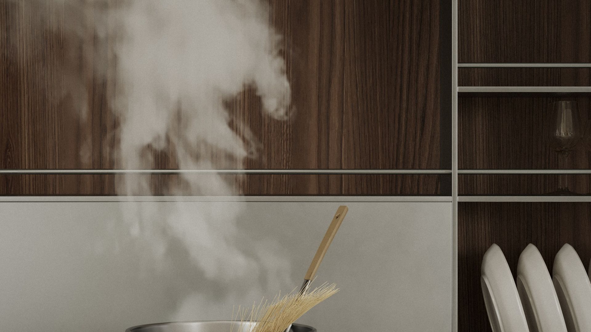 Podstavné digestoře Prato Black Matt - Matná černá - Vizualizace 5