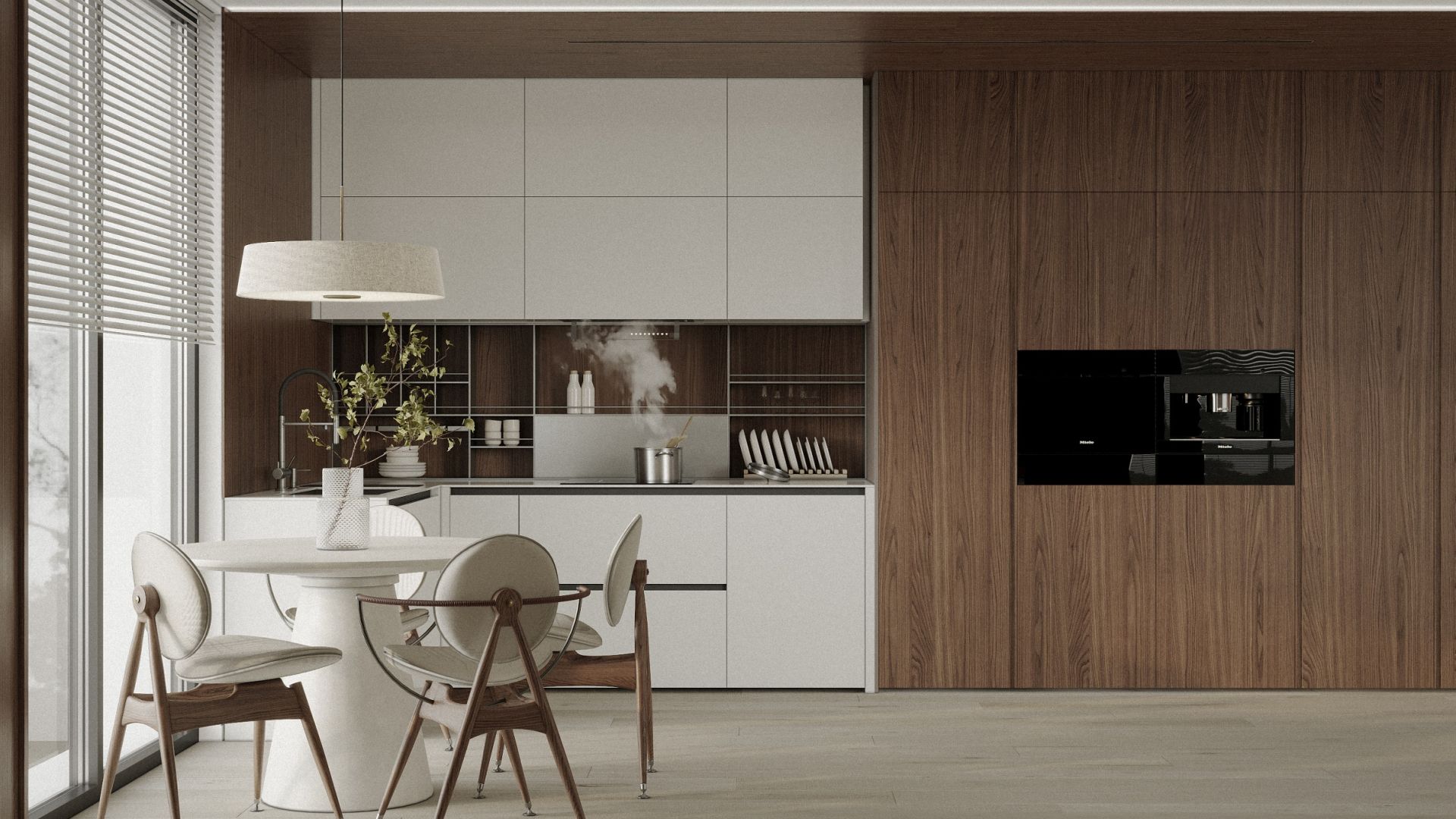 Podstavné digestoře Prato Black Matt - Matná černá - Vizualizace 4