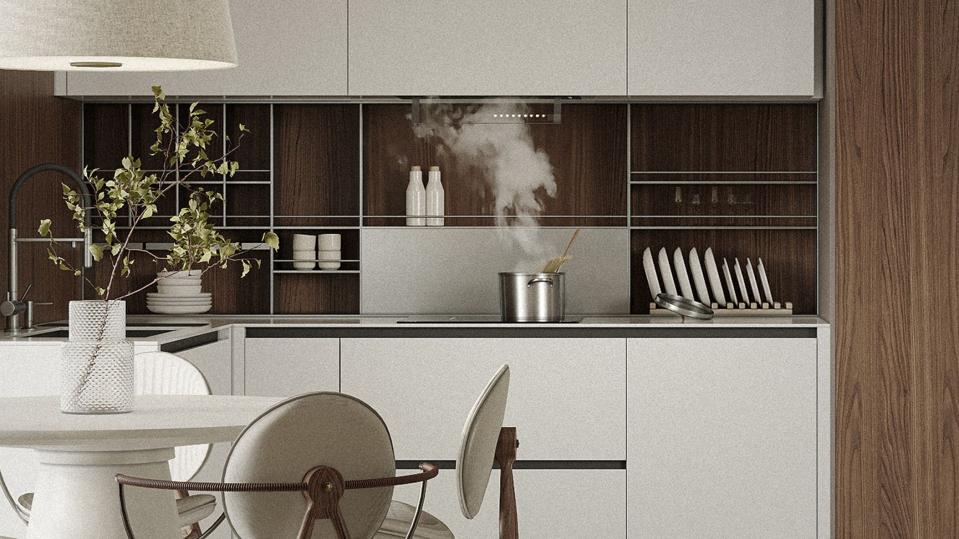 Podstavné digestoře Prato Black Matt - Matná černá - Vizualizace 8