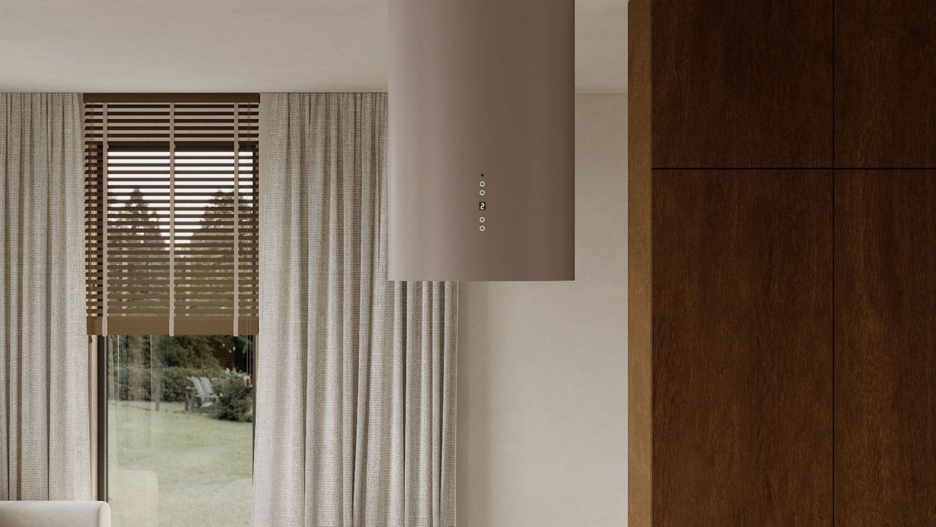 Ostrůvkové digestoře Cylindro 2STRIPS Kashmir BLDC - Kashmir - Vizualizace 7