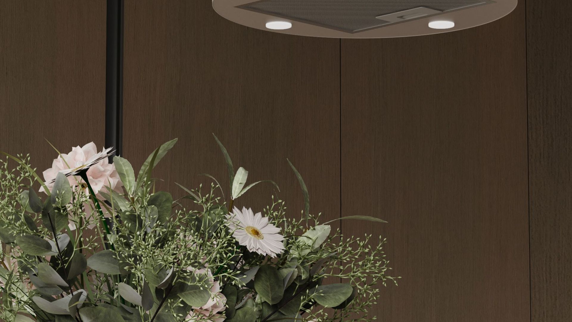 Ostrůvkové digestoře Cylindro 4LED Kashmir BLDC - Kashmir - Vizualizace 5